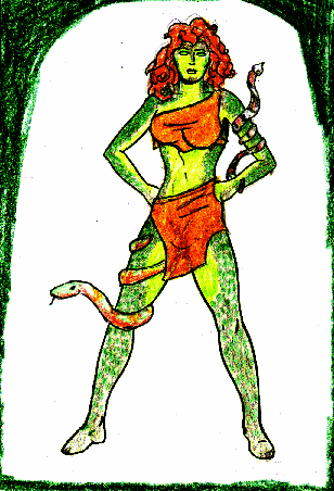 Serpentine, controls snakes and lizards, but must bask