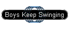 Boys Keep Swinging