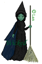 My small tribute to Elphaba and both the book and show Wicked.