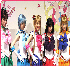 14 (Sailor Jupiter, Sailor Mercury, Sailor Moon, Sailor Mars, & Sailor Venus)