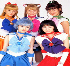 12 (Sailor Venus, Sailor Moon, Sailor Jupiter, Sailor Mercury, & Sailor Mars)