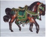 green and gold Arabian Costume by Candy