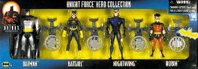 Knight Force Hero Collection 4 Pack Batman Batgirl Nightwing Robin