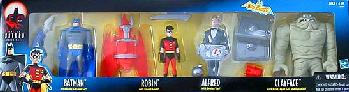 Toys 'R' Us 4 Pack with Batman, Robin, Alfred, Clay Face