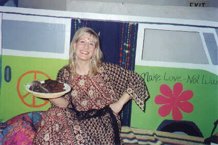 Pamela with brownies