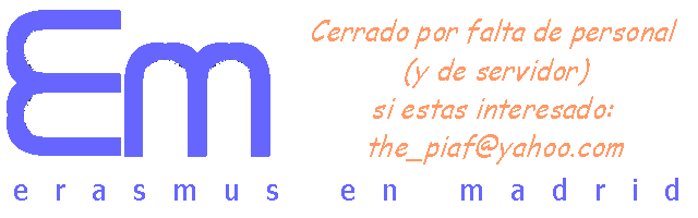logo erasmus en Madrid