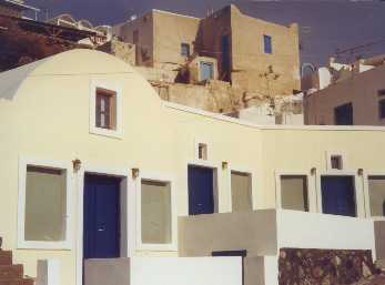 THEA studios at the edge of the Caldera