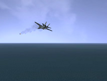 Missile fired from aircraft
