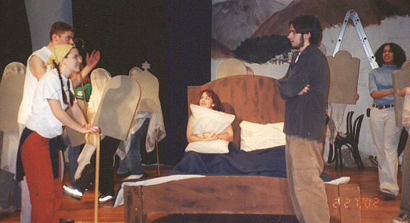 The Dream - L to R - Ryan Bennett, Kate Welsh, Blaire Karg, Billy O'Hara, and Alyce Bachem.