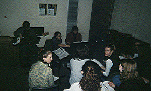 A Godspell Music Rehearsal