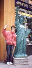 Gail Olmstead WITH the Statue of Liberty
