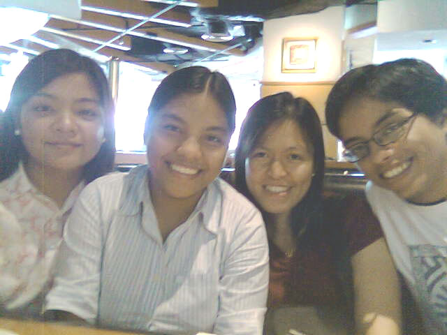 THE YOUNGER GENERATION. DJ, me, my sister-in-law Ann and kuya