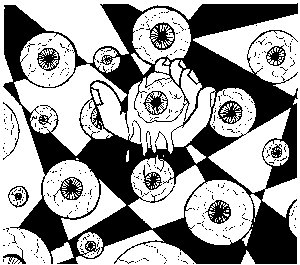 Eyeing Picasso: Bear Creek AP art students will continue to exhibit their art work at the Heart of the Arts Gallery in Lodi until March 28.  Drawing by Annie Koonshivrong