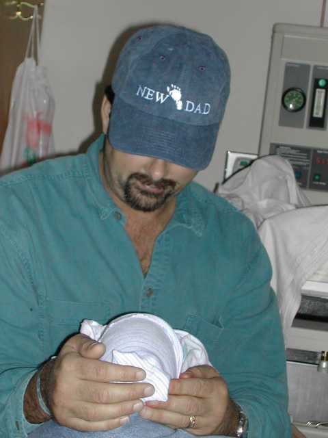 Kevin's new hat, and handfull.