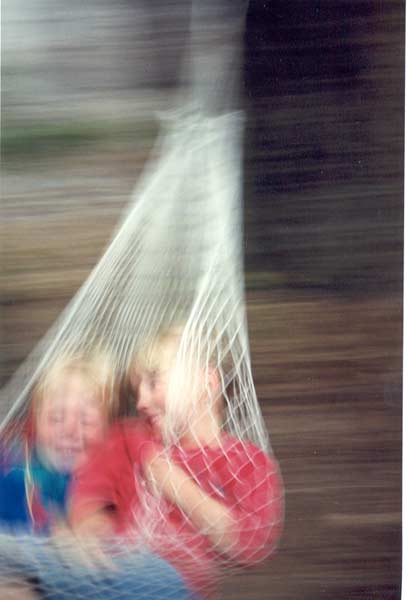 Swinging in the hammock - this was a highlight!