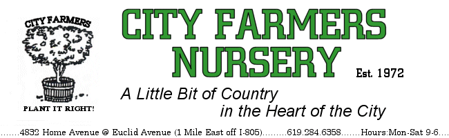City Farmers Nursery, San Diego
