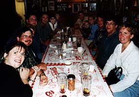 Getting our fill at Buca di Beppo