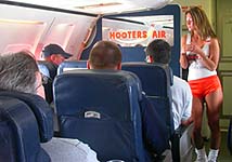 On the flight down