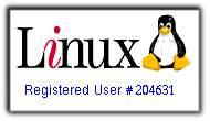Registered Linux User #204631