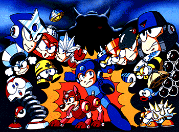 This is some old cover art for Megaman 3