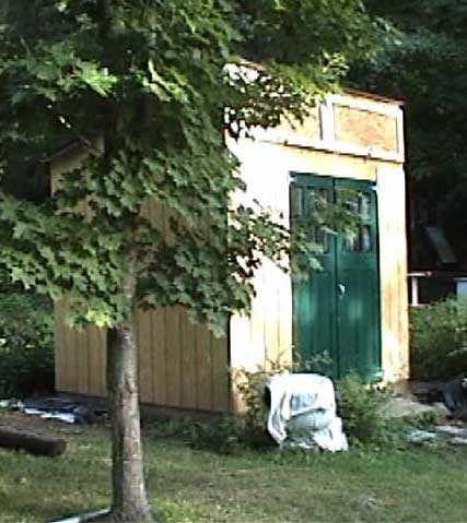 the new shed