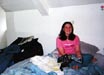 Megan in our room