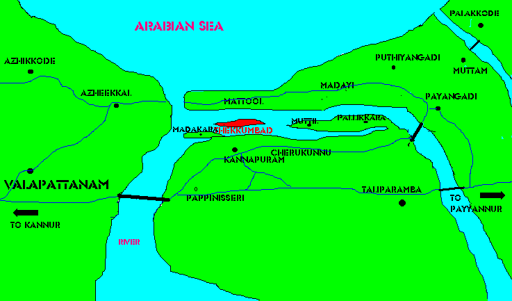 location map of thekkumbad