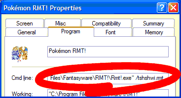 Windows shortcut