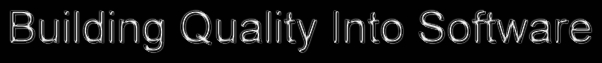 Building Quality into Software