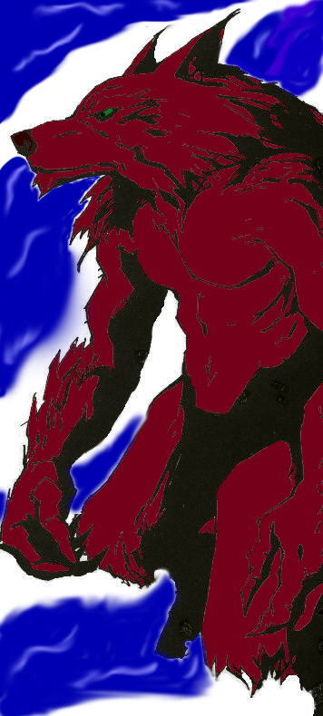 Hand drawn and then painted in photoshop.