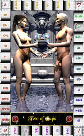Tarot Two of Cups