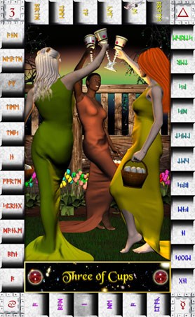 Tarot Three of Cups