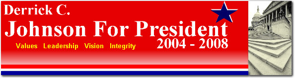 Derrick C. Johnson For President