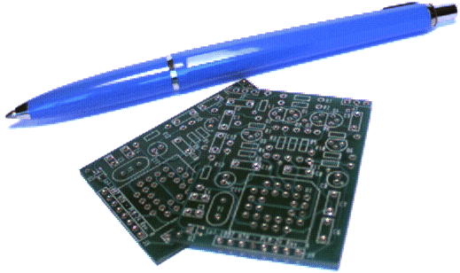 Plm Modem Picture shows two PLM-24 PCBs