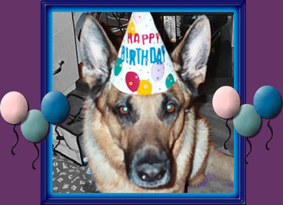 Xator sporting his Birthday hat
