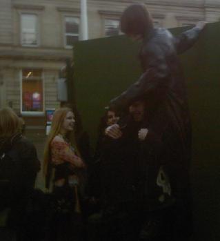 They'd need a ladder to reach me ya know