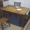 Table with Adirondack chairs