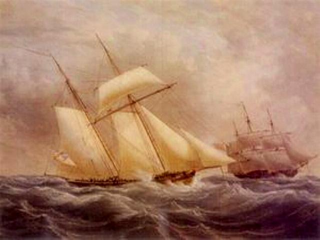 Zwei-Mast-Schoner
