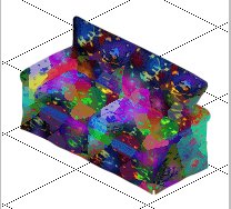 Rainbow Flecked Loveseat-Both Loveseats in 1 Download
