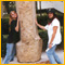 kirsten and sandy with the...man...statue at fiu, i.e.'s 02'