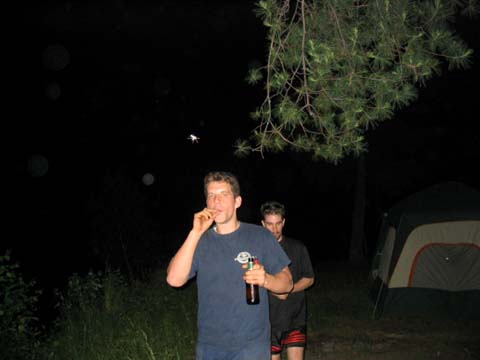 Eric and Mark Coming Back from Watching Fireworks