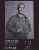 Signed David Calder photo