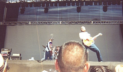 Lead guitarist rockin