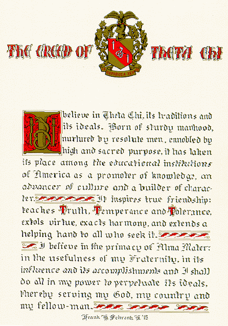 Creed of Theta Chi