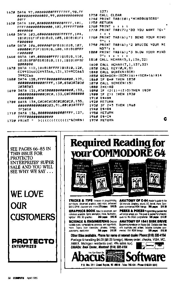 Program - Page 3 (Final Page).