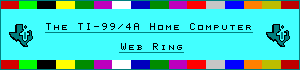 The TI-99/4A Web Ring