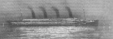 Titanic at Cherbourg