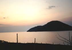 sunset on Cape McClear