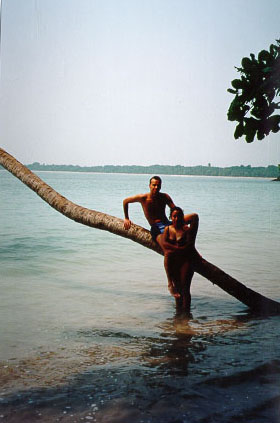 Bo in the tropical rain forest of Punta Sal