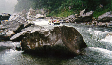 Approaching big rock